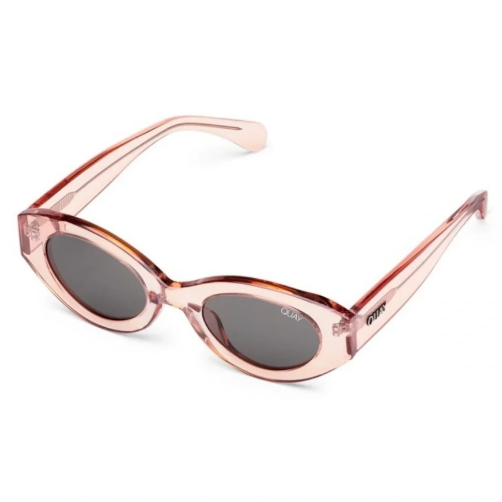 Quay Australia Pink Oval Sunglasses